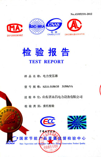 温州电力变压器检测报告